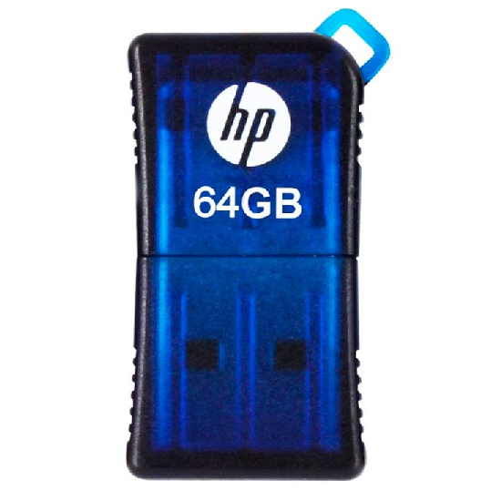 HP V165w 64GB USB 2.0 Pen Drive (Blue)